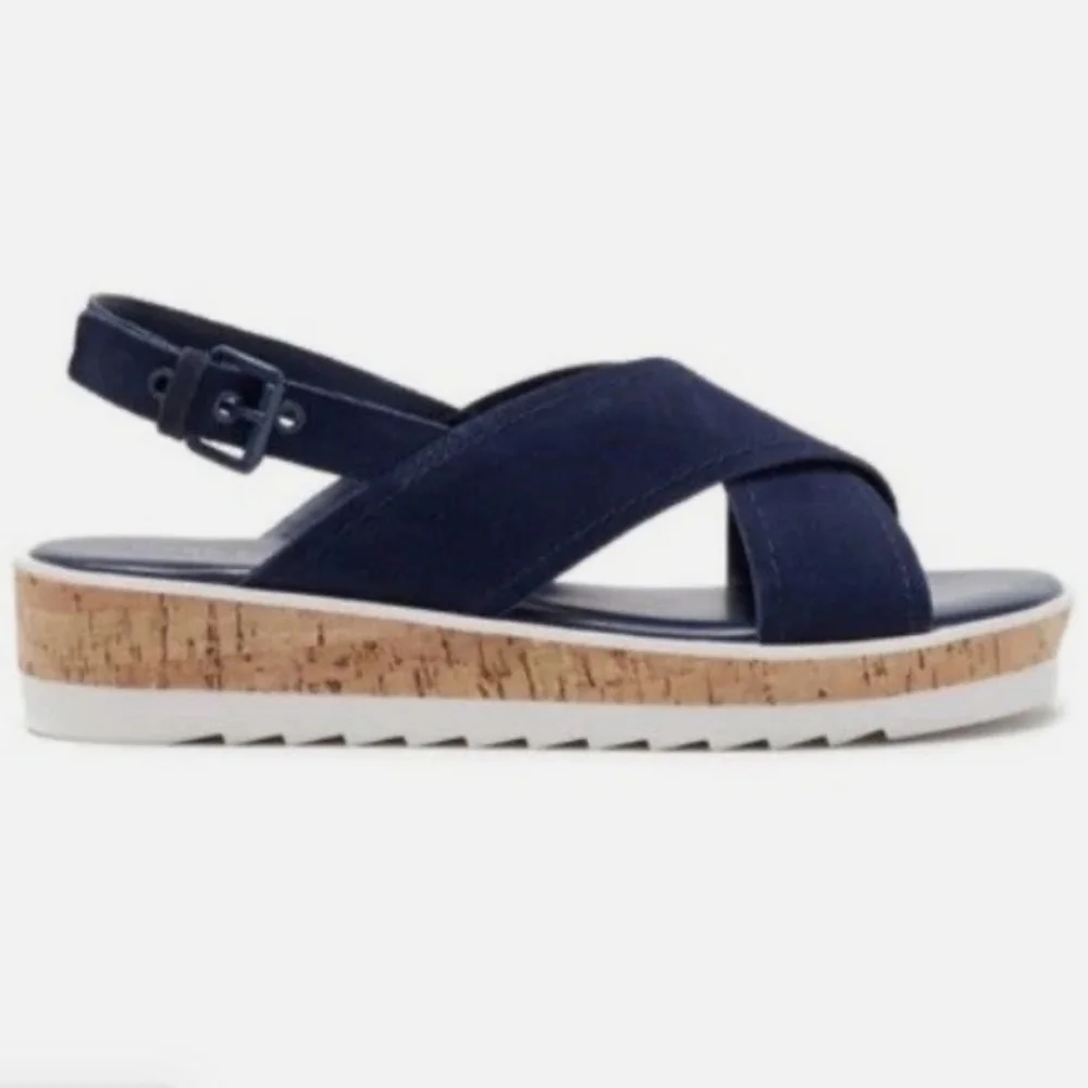 NWT-Marc Fisher Glitze Wedge Sport Sandal Size-9.5